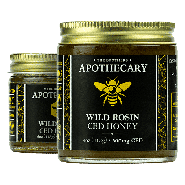 Two Sizes of Wild Rosin Honey by The Brother's Apothecary