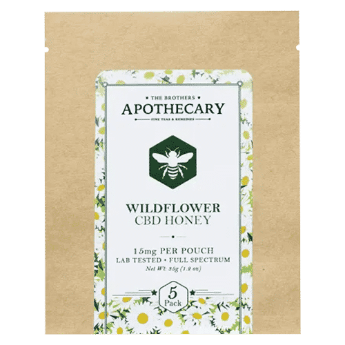 5 Pack CBD Honey Wildflower by The Brothers Apothecary