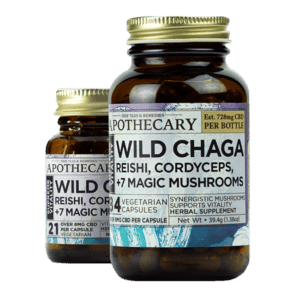 Two Sizes of CBD Reishi Capsule, Supreme Vitality, by The Brother's Apothecary