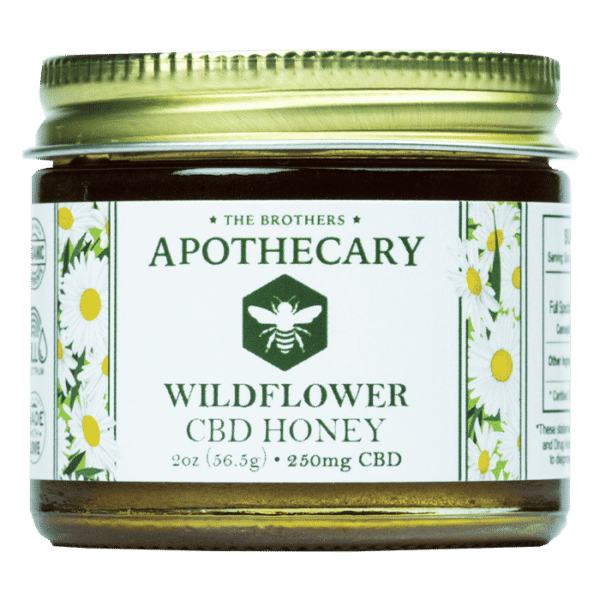 Wildflower CBD Honey Jar by The Brother's Apothecary