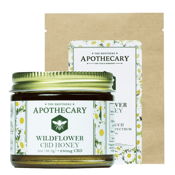 Two Sizes of Wildflower CBD Honey by The Brother's Apothecary