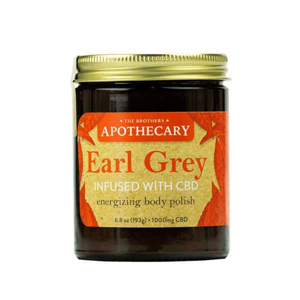 Earl Grey Energizing CBD Body Scrub by the Brother's Apothecary