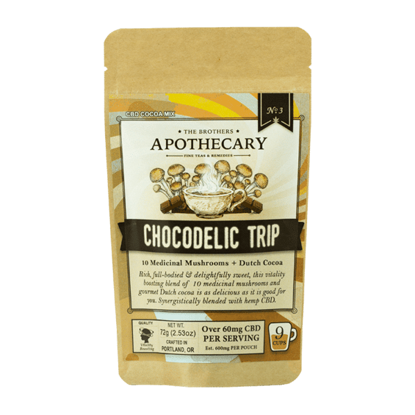 Large Chocodelic Trip, CBD Hot Cocoa, by the Brother's Apothecary