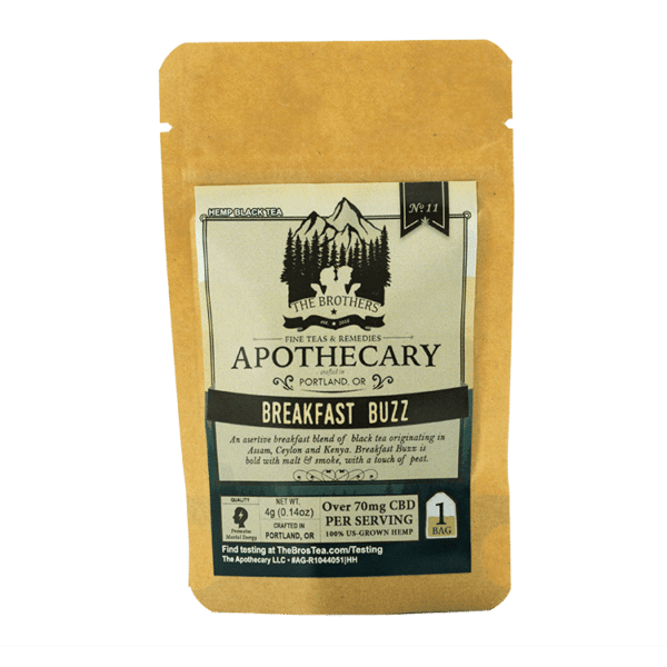 1 pack of Breakfast, CBD Breakfast Tea, by The Brother's Apothecary