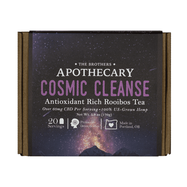 20 pack of Cosmic Cleanse, CBD Rooibios Tea, by the Brother's Apothecary