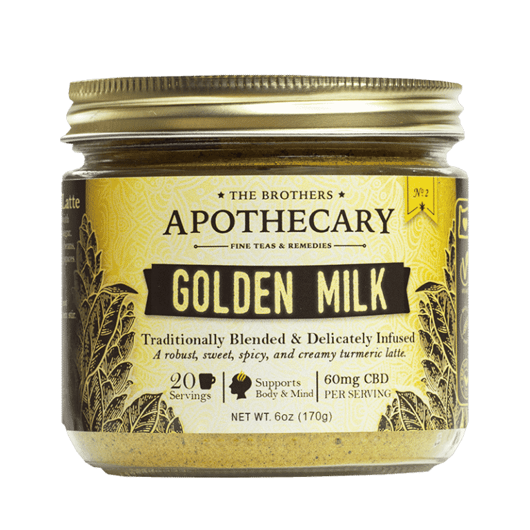 Golden Milk CBD Turmeric Latte The Brothers Apothecary