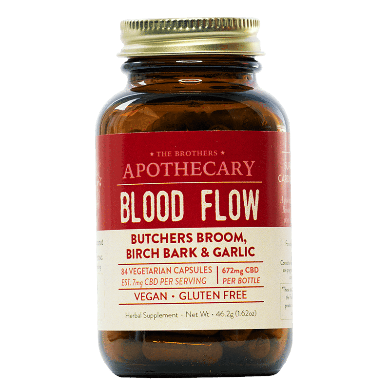 Blood Flow | Garlic + CBD Capsules |