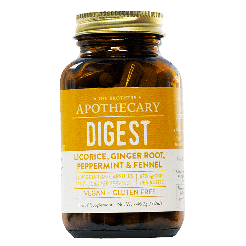 CBD Capsules for Digestion | Digest Well | The Brothers Apothecary