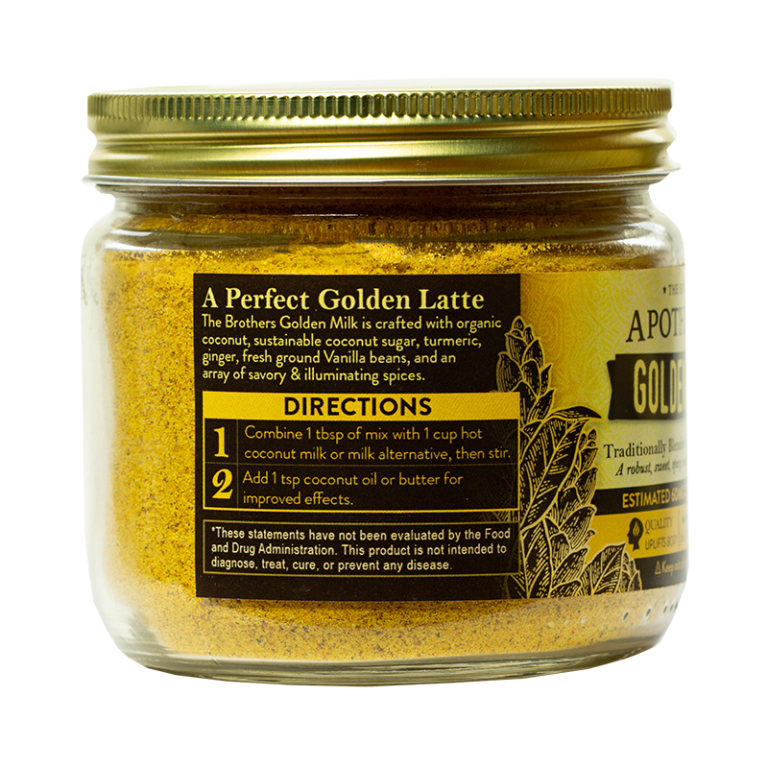 Golden Milk CBD Turmeric Latte The Brothers Apothecary